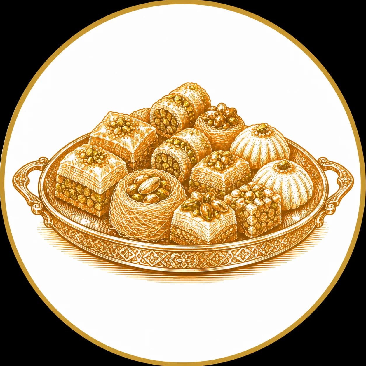 Arabic Sweet Tray