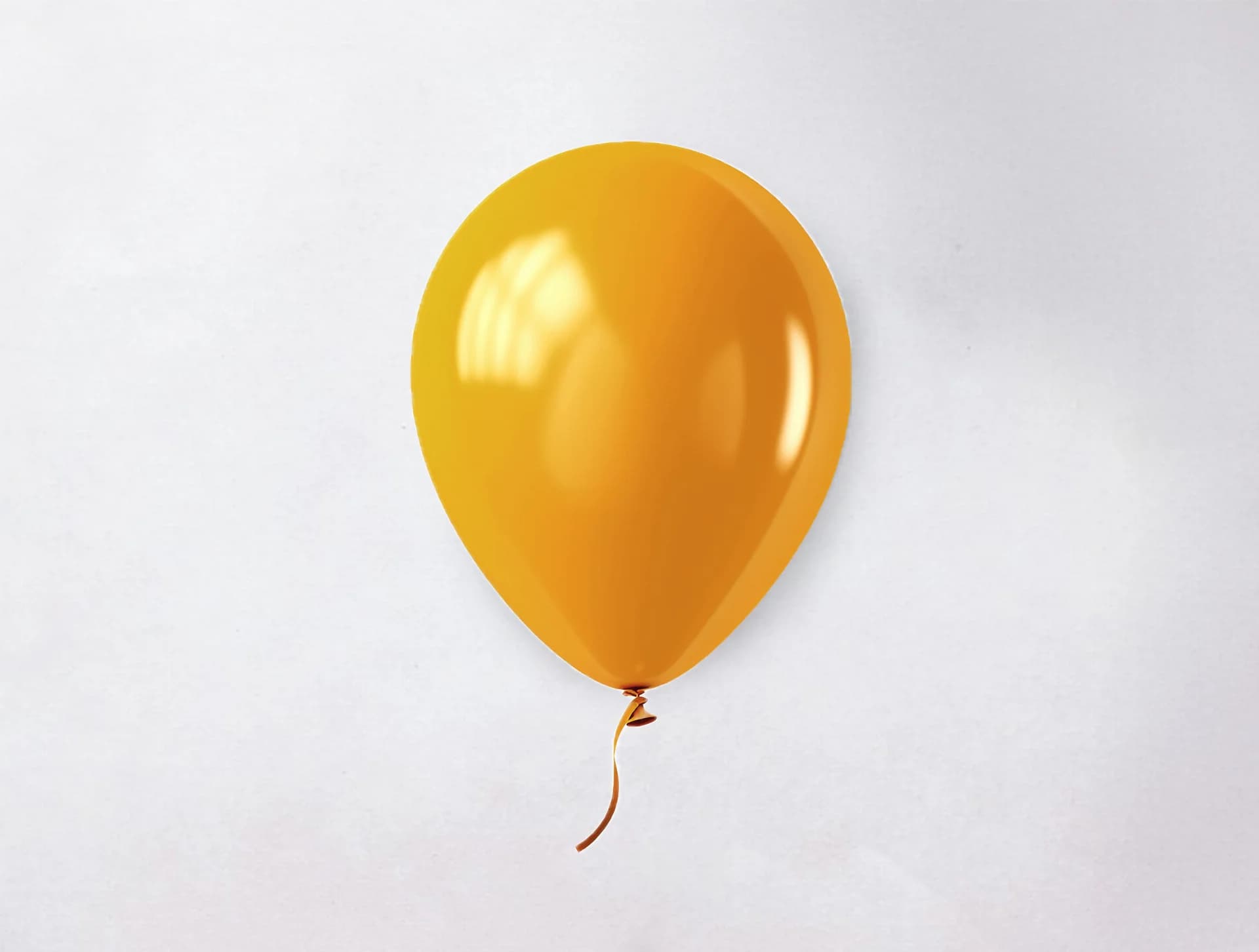 Helium Balloon - Gold Colour