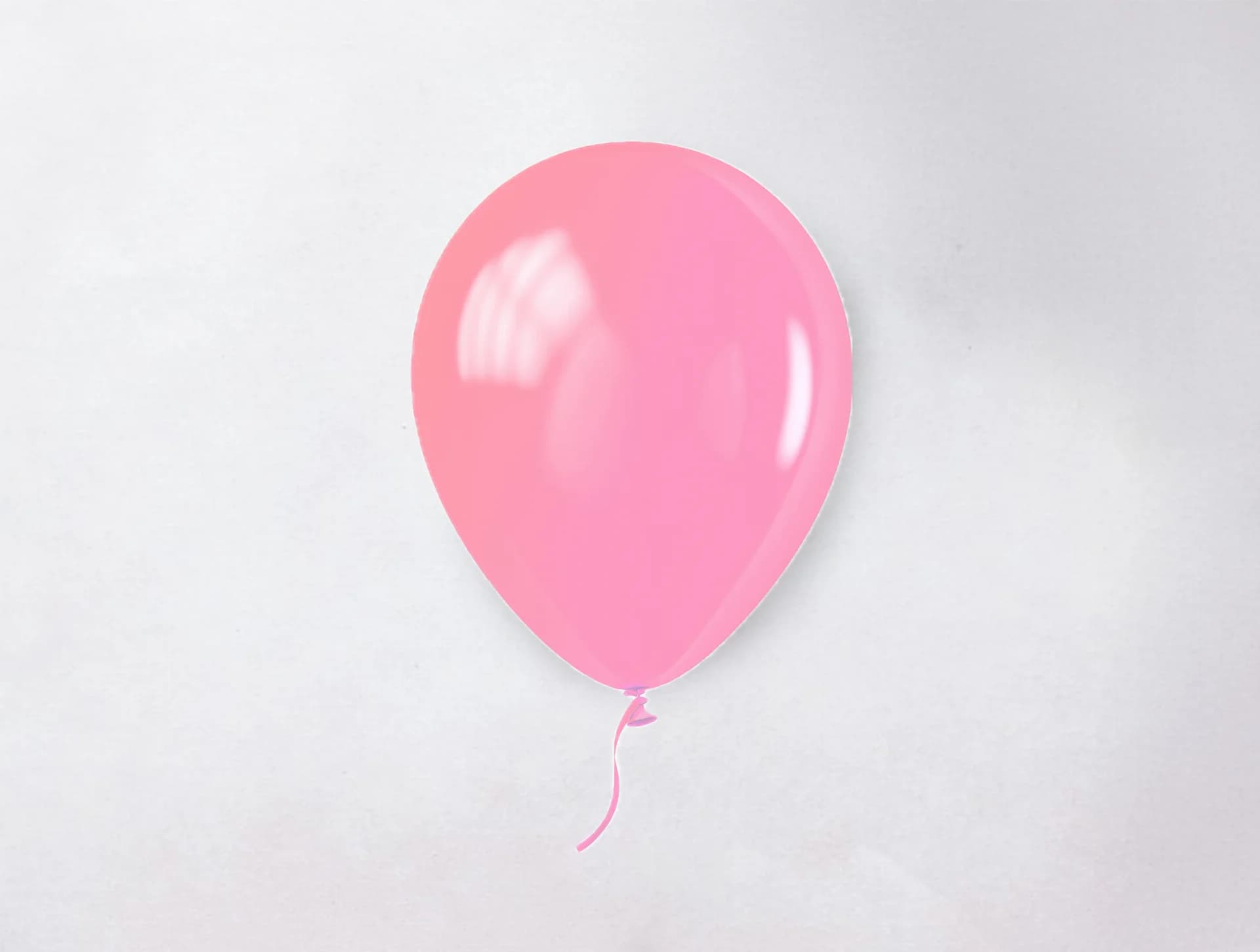 Helium Balloon - Shiny Pink Colour
