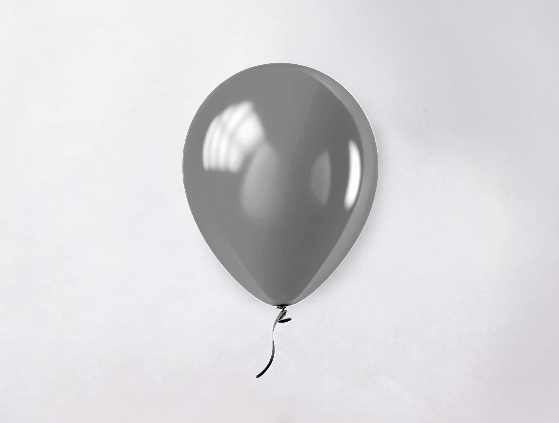 Helium Balloon - Silver Colour