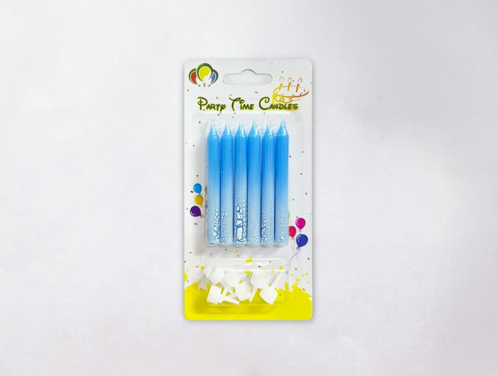 Birthday Candles - Blue 6pcs