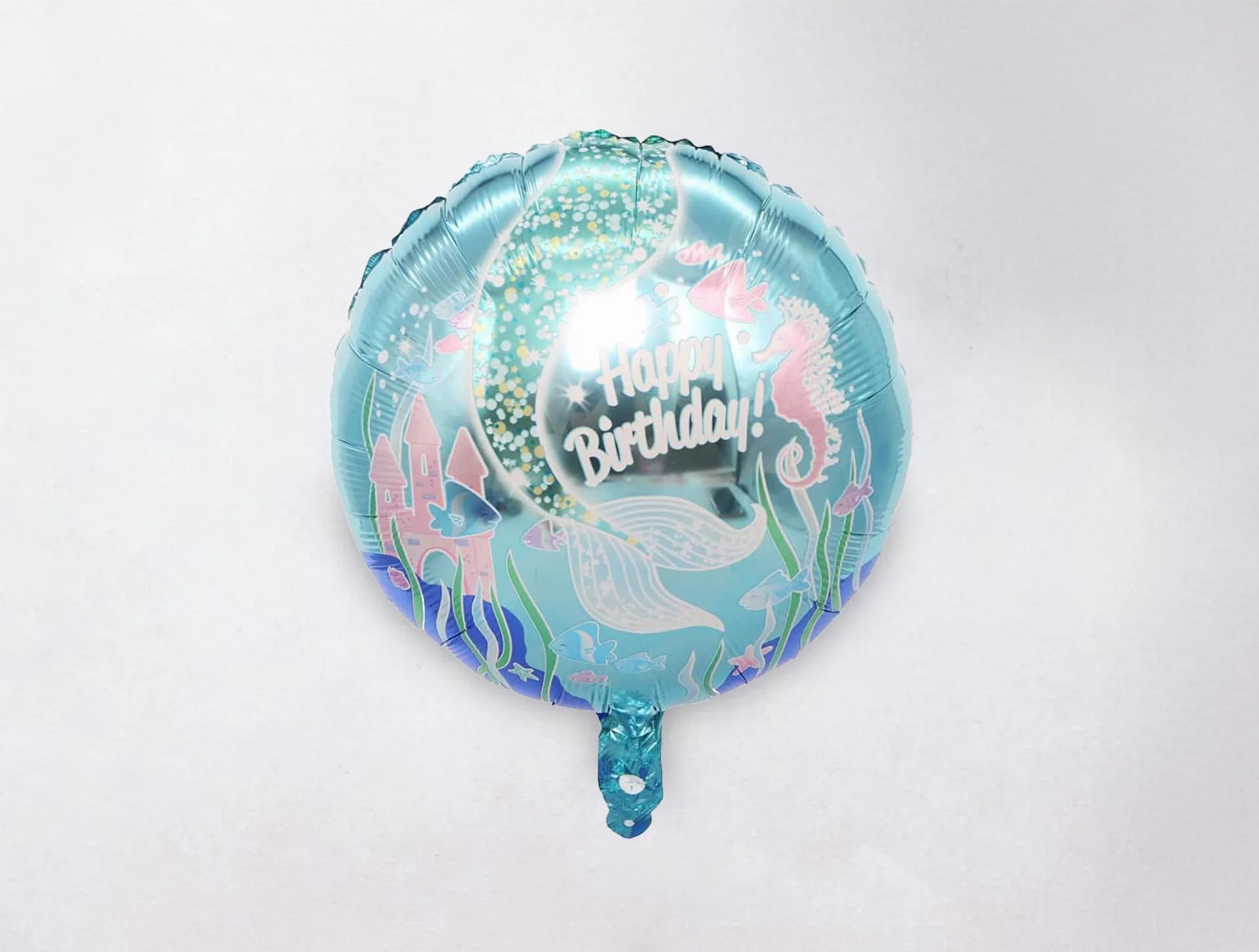 Helium Balloon - Happy Birthday Mermaid