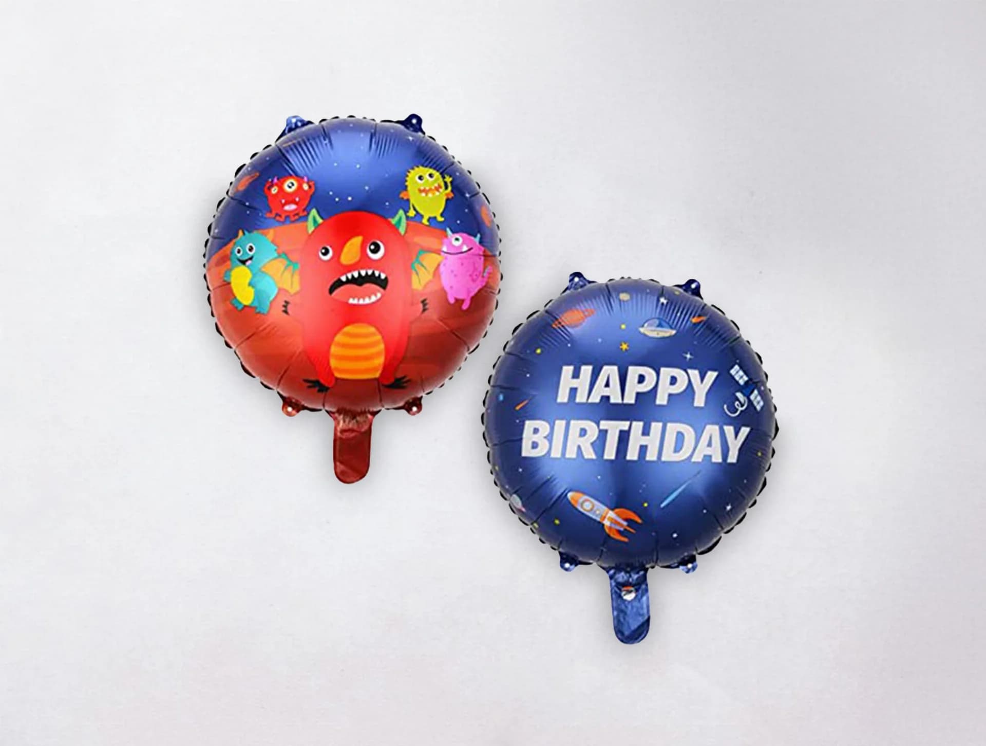 Helium Balloon - Happy Birthday Monster