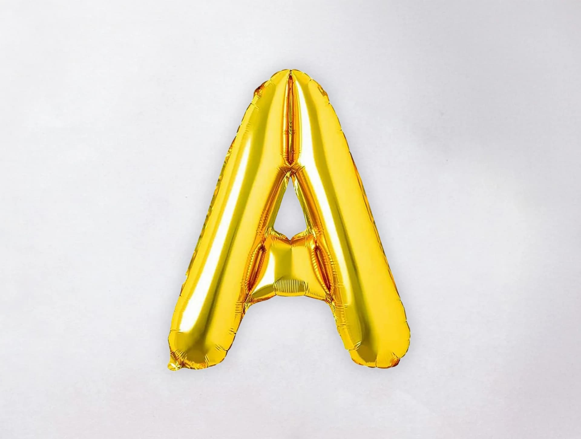Helium Letter Balloon - A - Gold