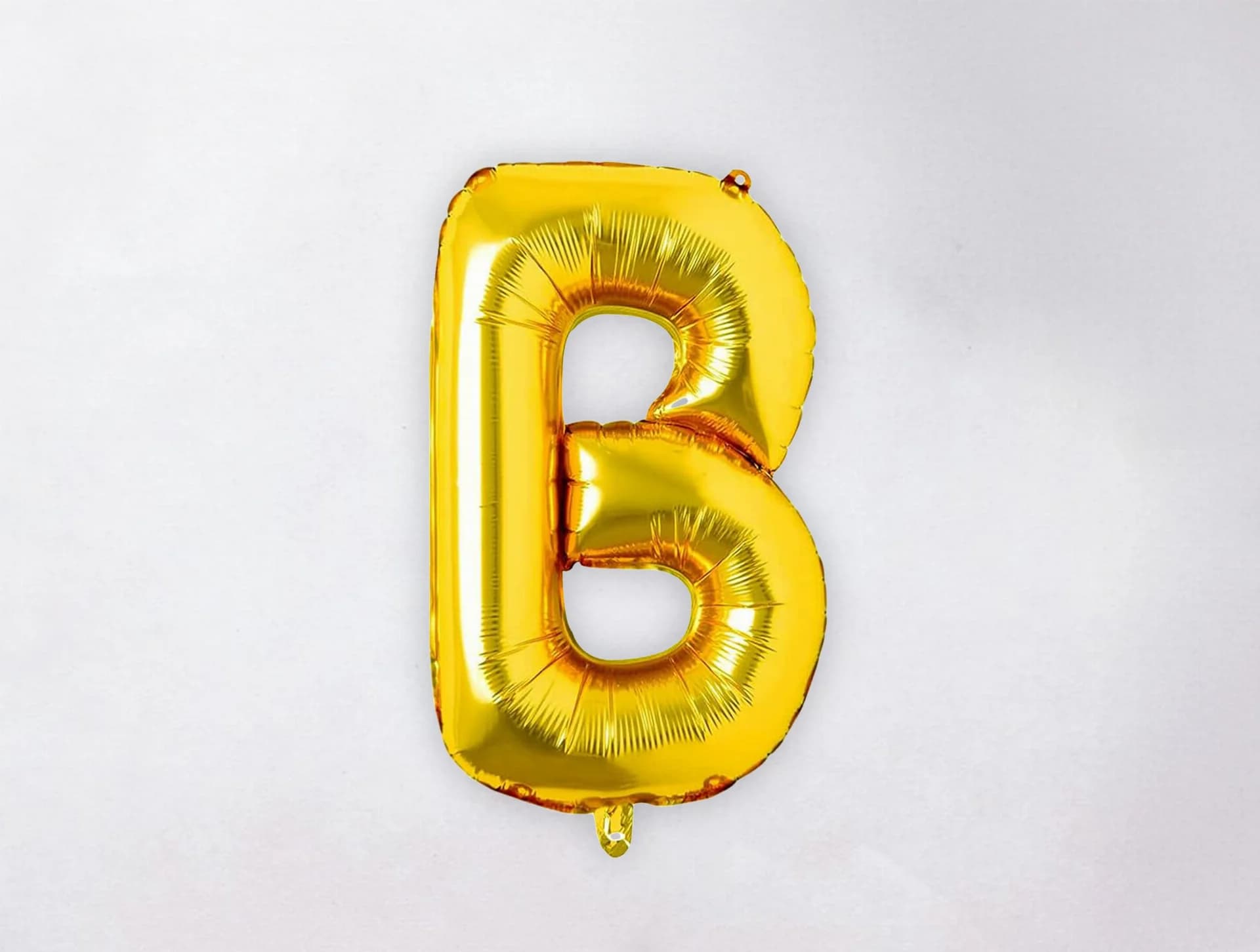 Helium Letter Balloon - B - Gold
