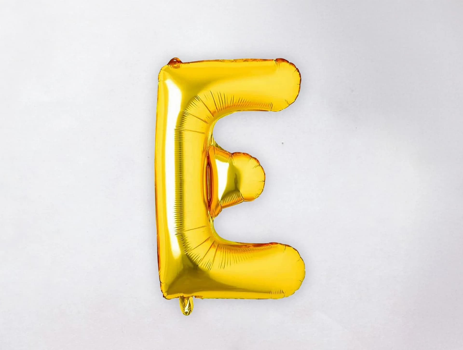 Helium Letter Balloon - E - Gold