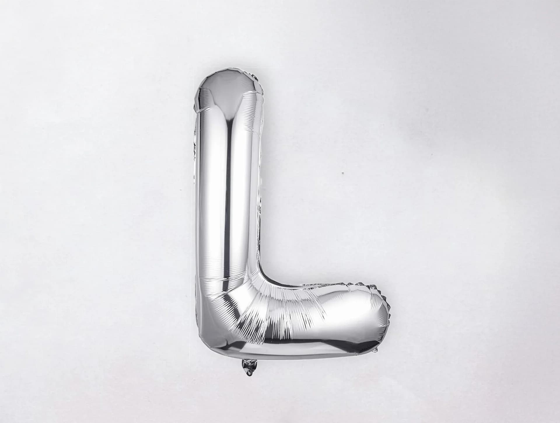 Helium Letter Balloon - L - Silver