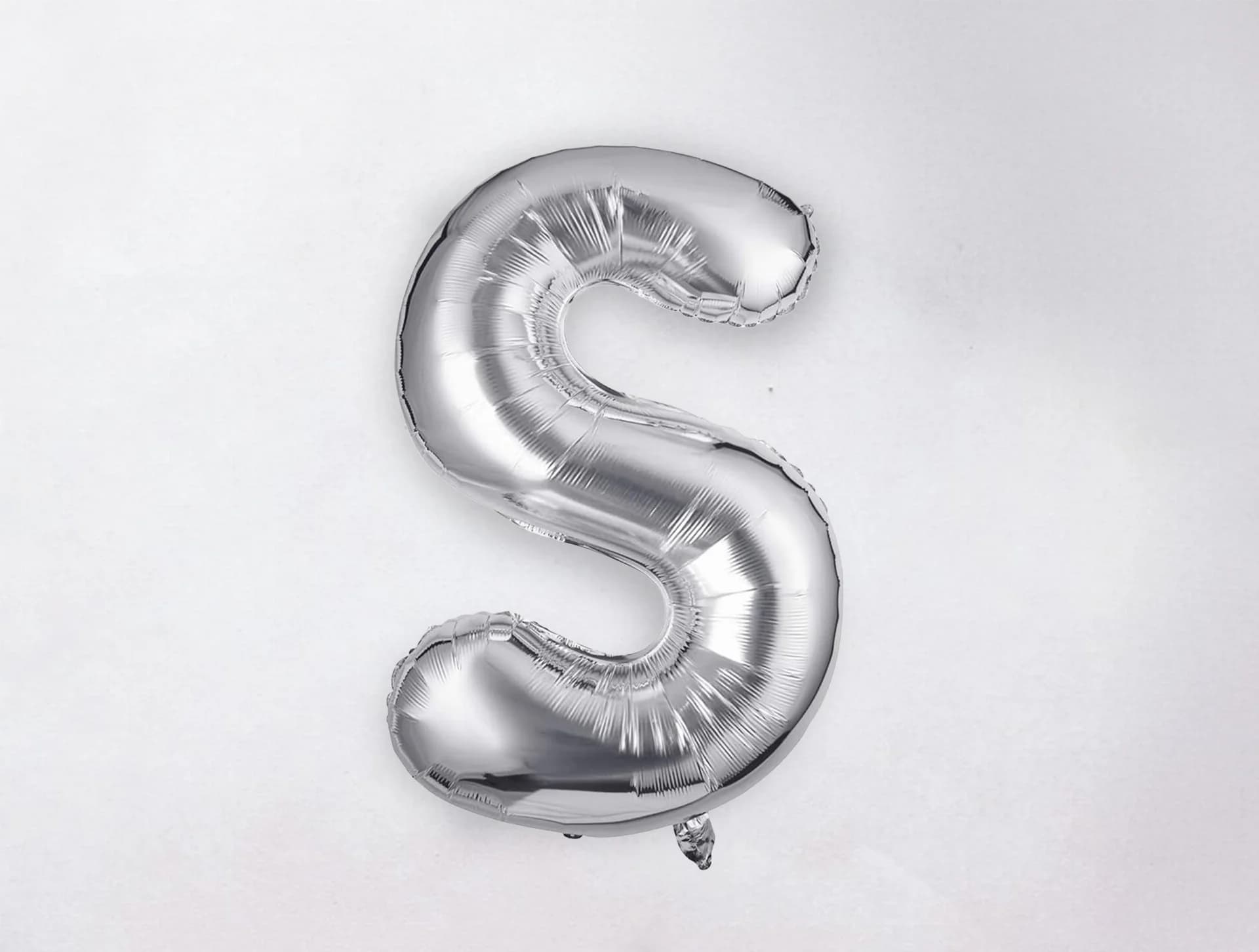 Helium Letter Balloon - S - Silver