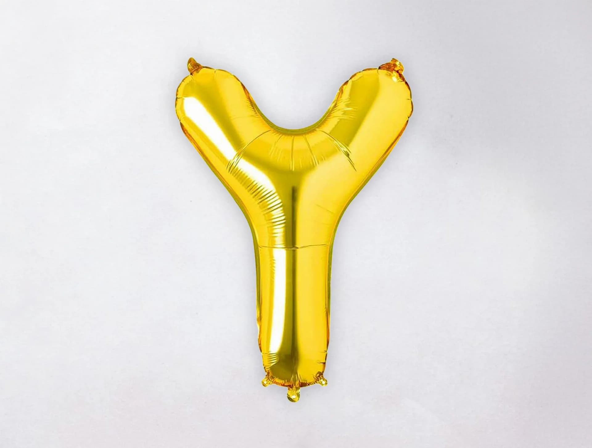 Helium Letter Balloon - Y - Gold