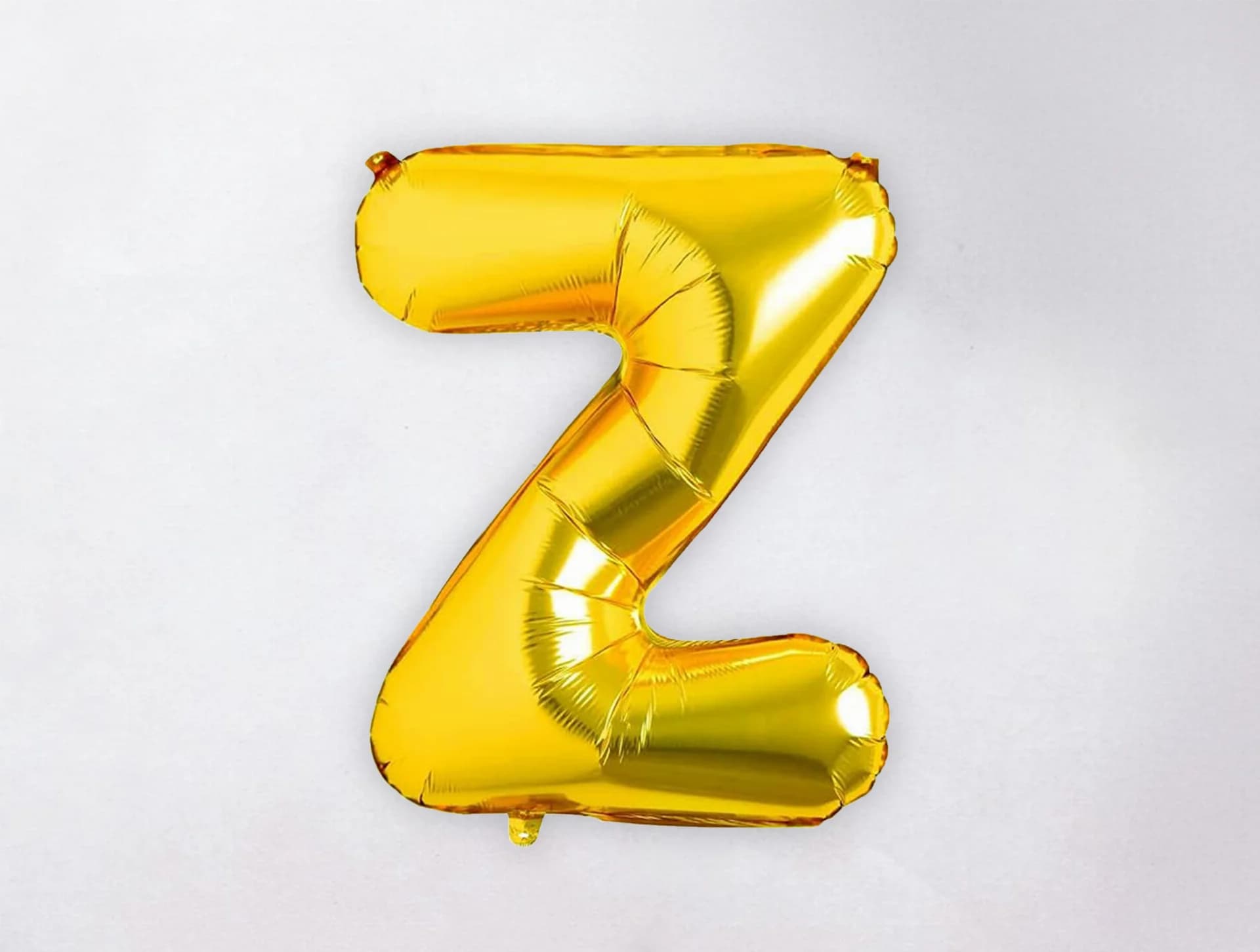 Helium Letter Balloon - Z - Gold