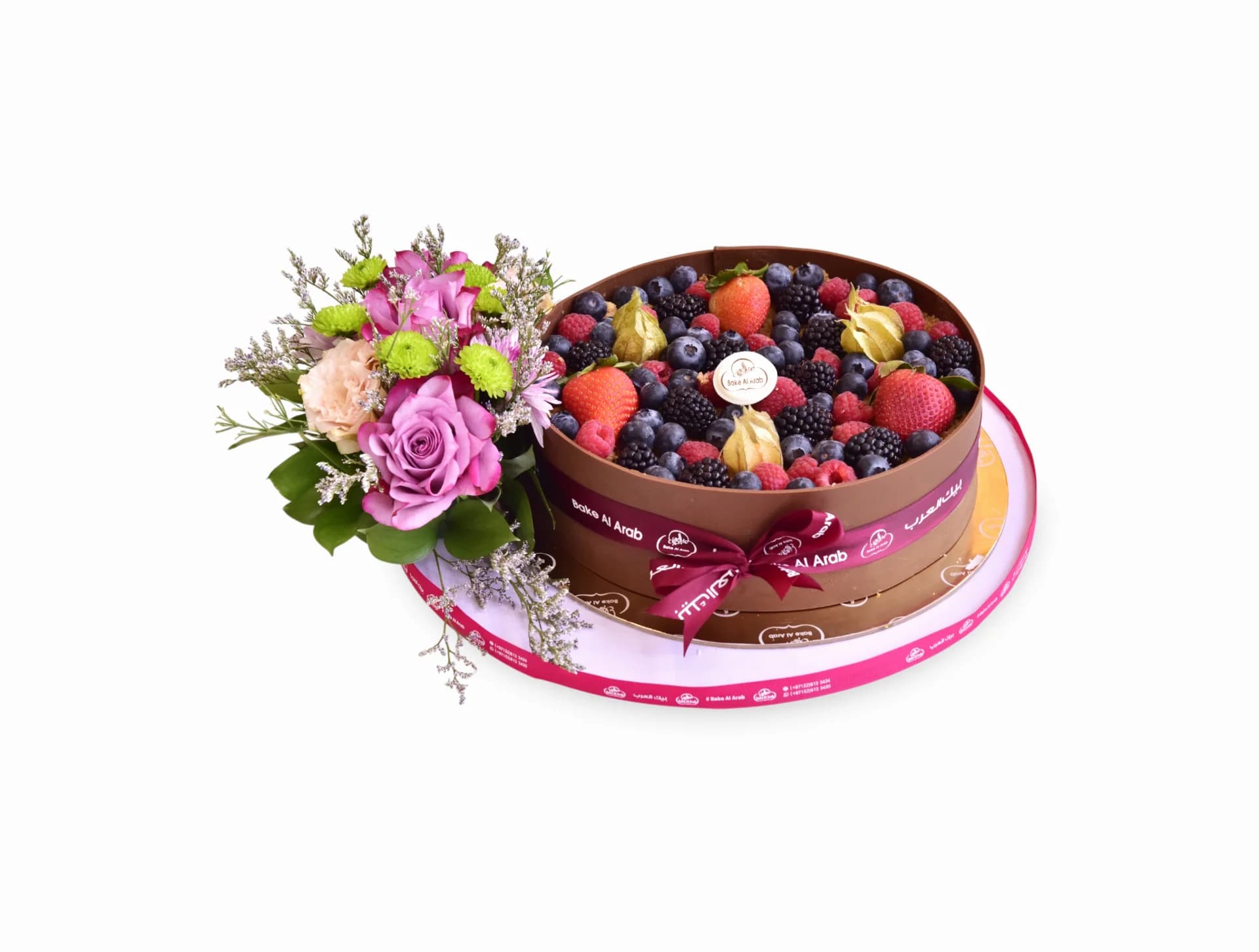 Princess Cake with Flower Board