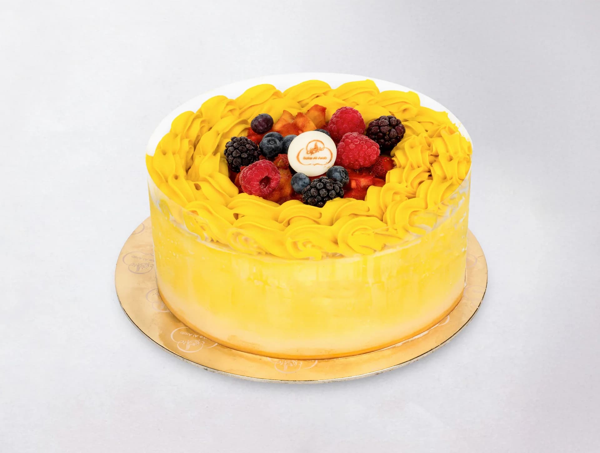 Mango Ice Cream Cake