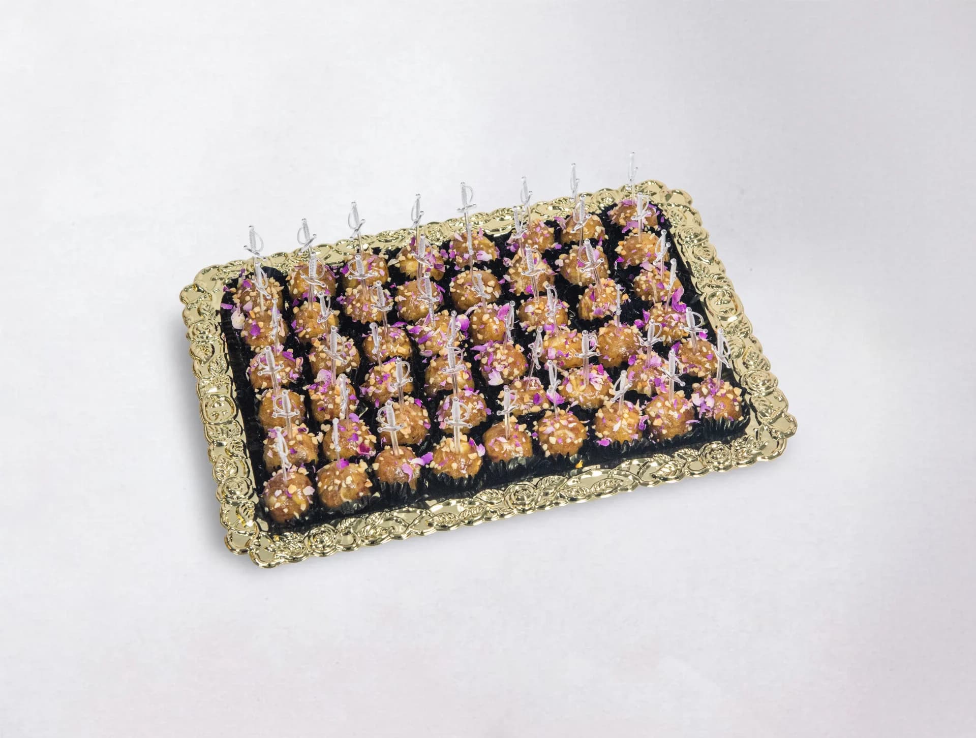 Rangeena Tamar - Medium Golden Tray