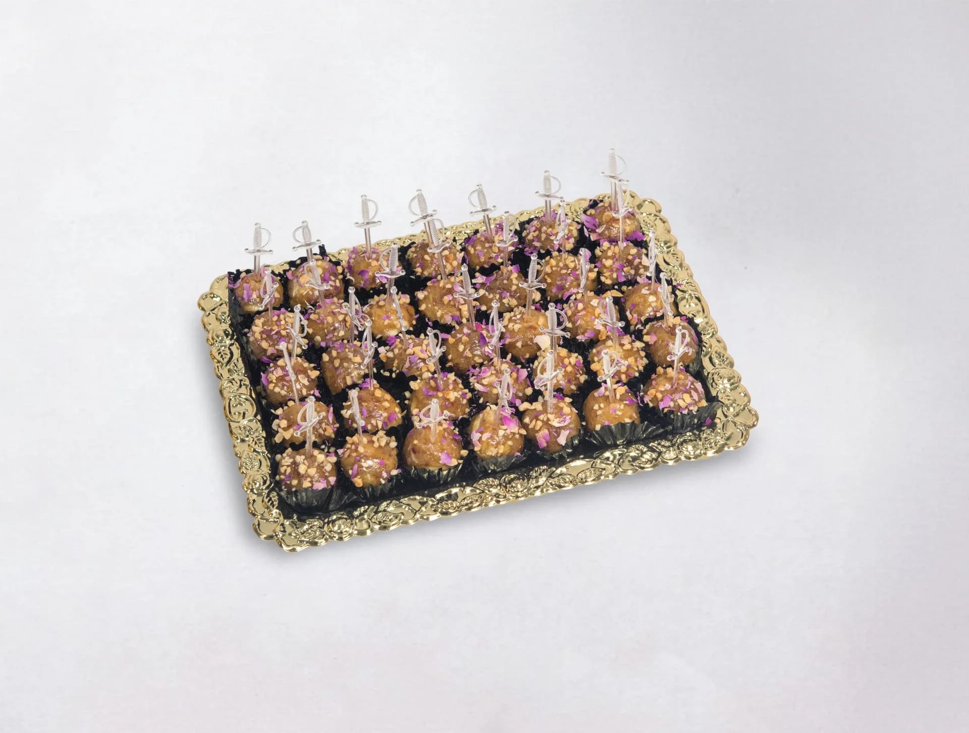 Rangeena Tamar - Small Golden Tray