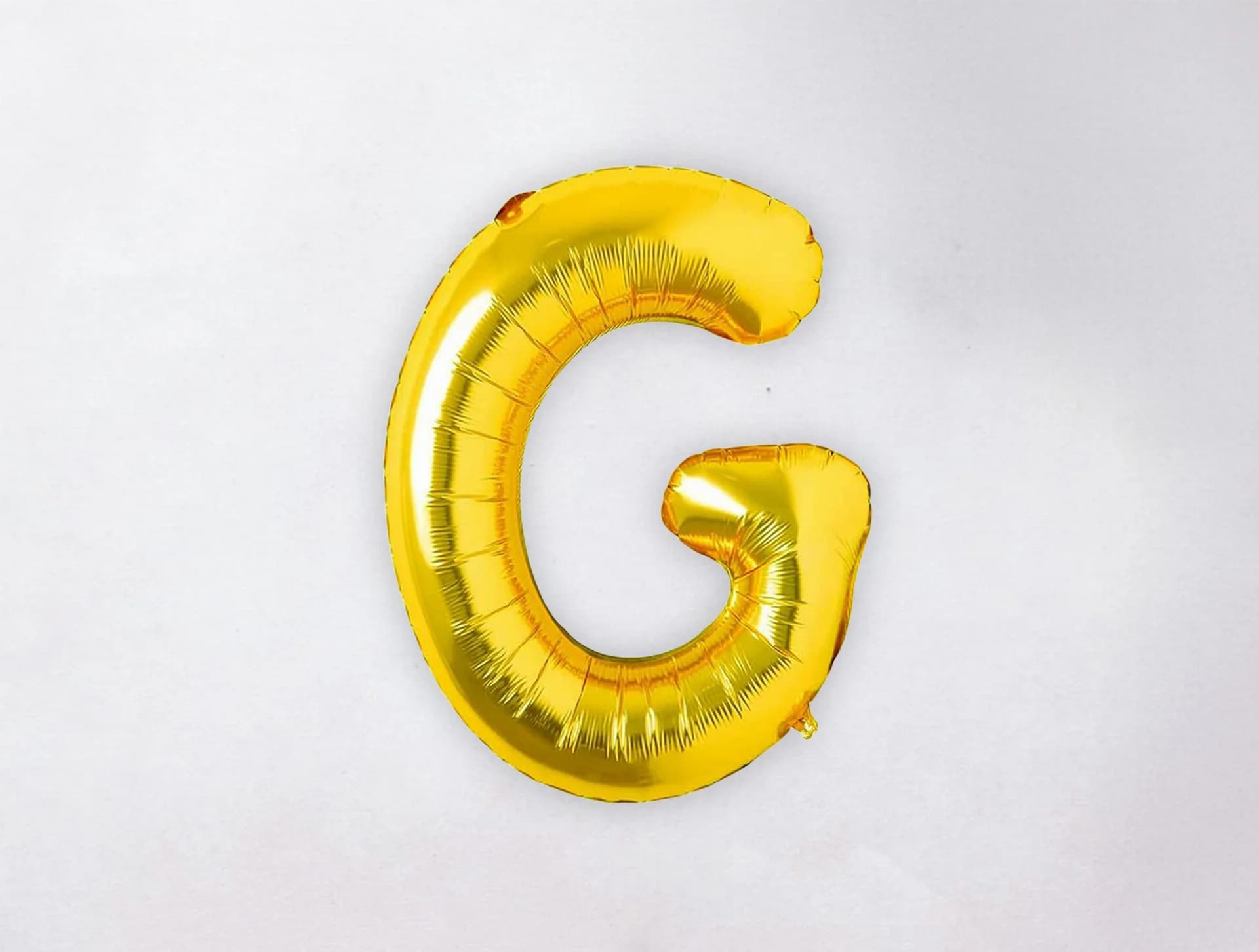 Helium Letter Balloon - G - Gold
