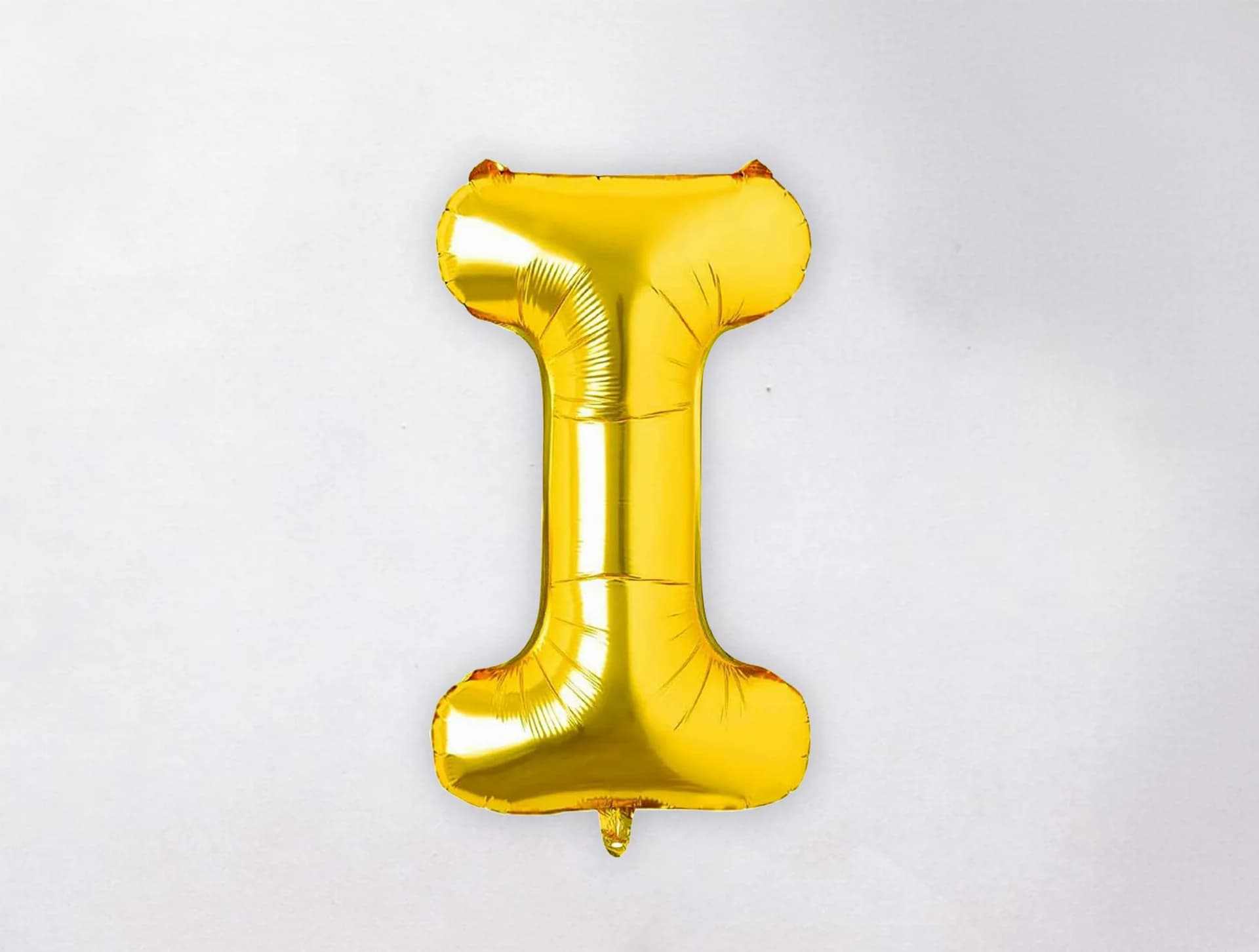 Helium Letter Balloon - I - Gold