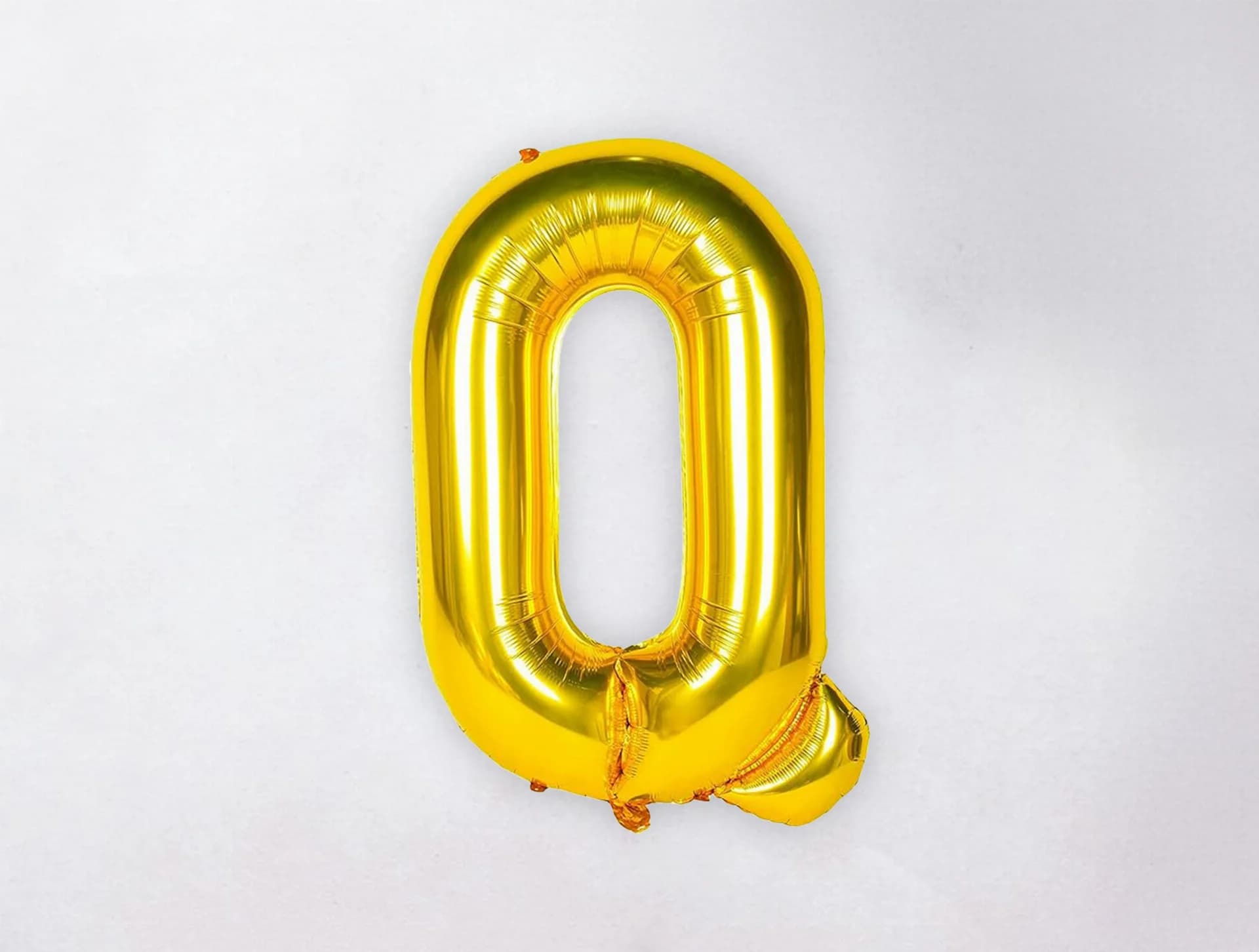 Helium Letter Balloon - Q - Gold