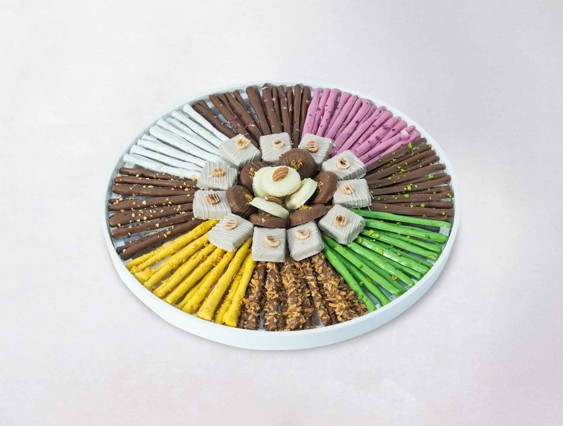 Choco Stick Mix Round Tray