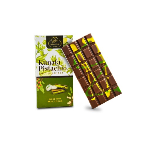 Kunafa Pistachio Chocolate Bar 240 Gm